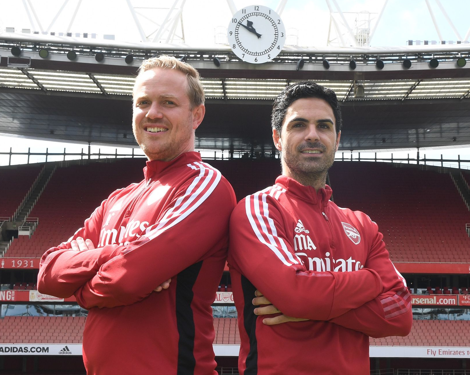 Mikel Arteta, Jonas Eidevall, Arsenal