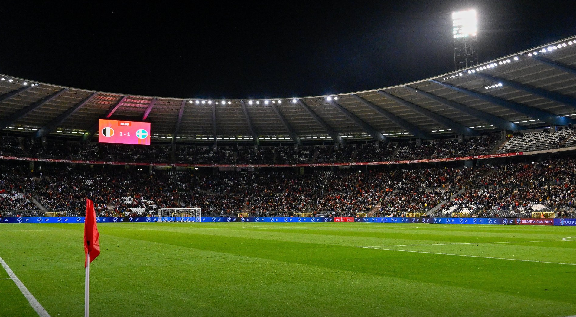 Belgium vs Sweden Euro 2024 qualifier (abandoned)