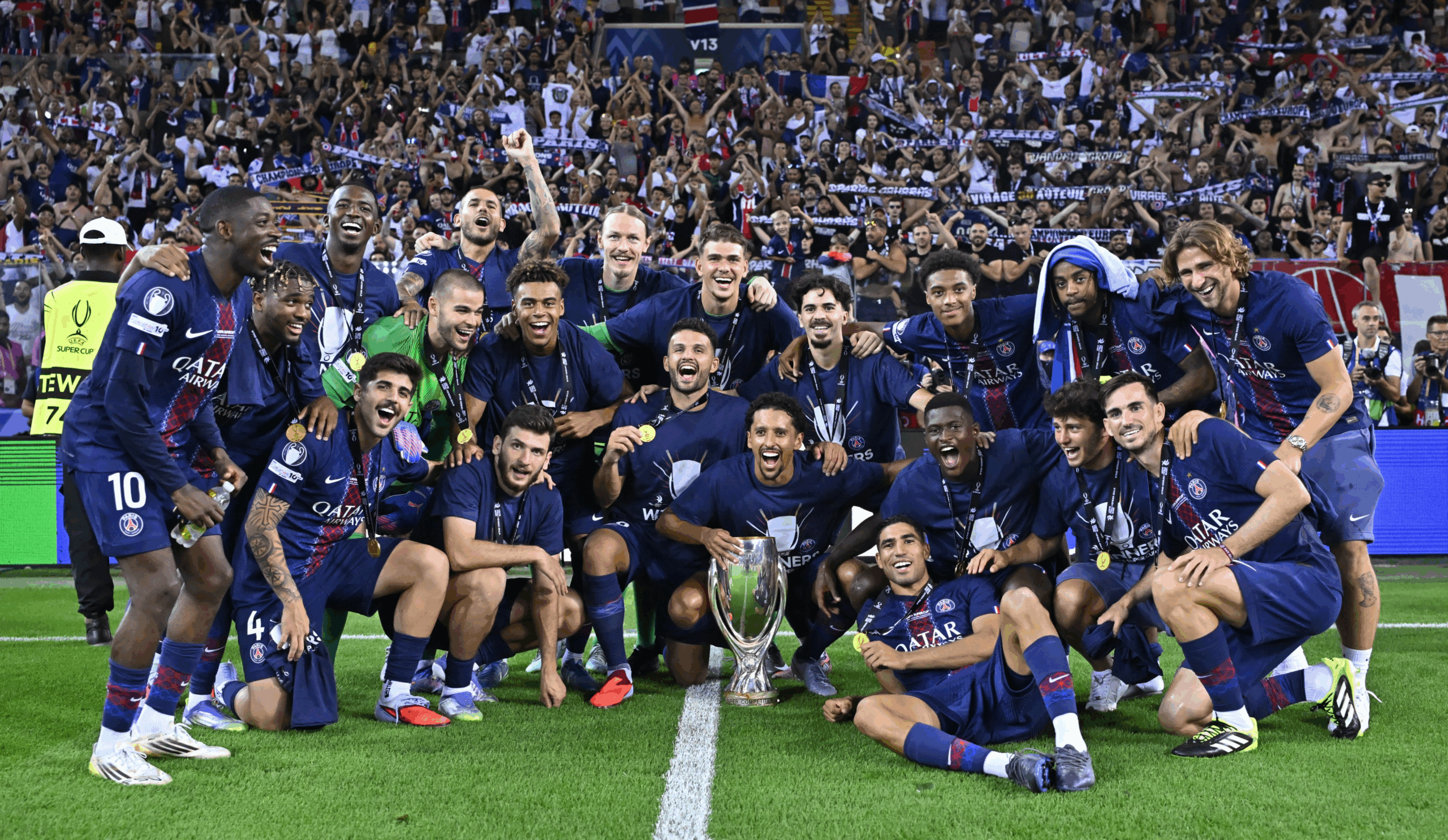 Paris Saint-Germain win UEFA Super Cup