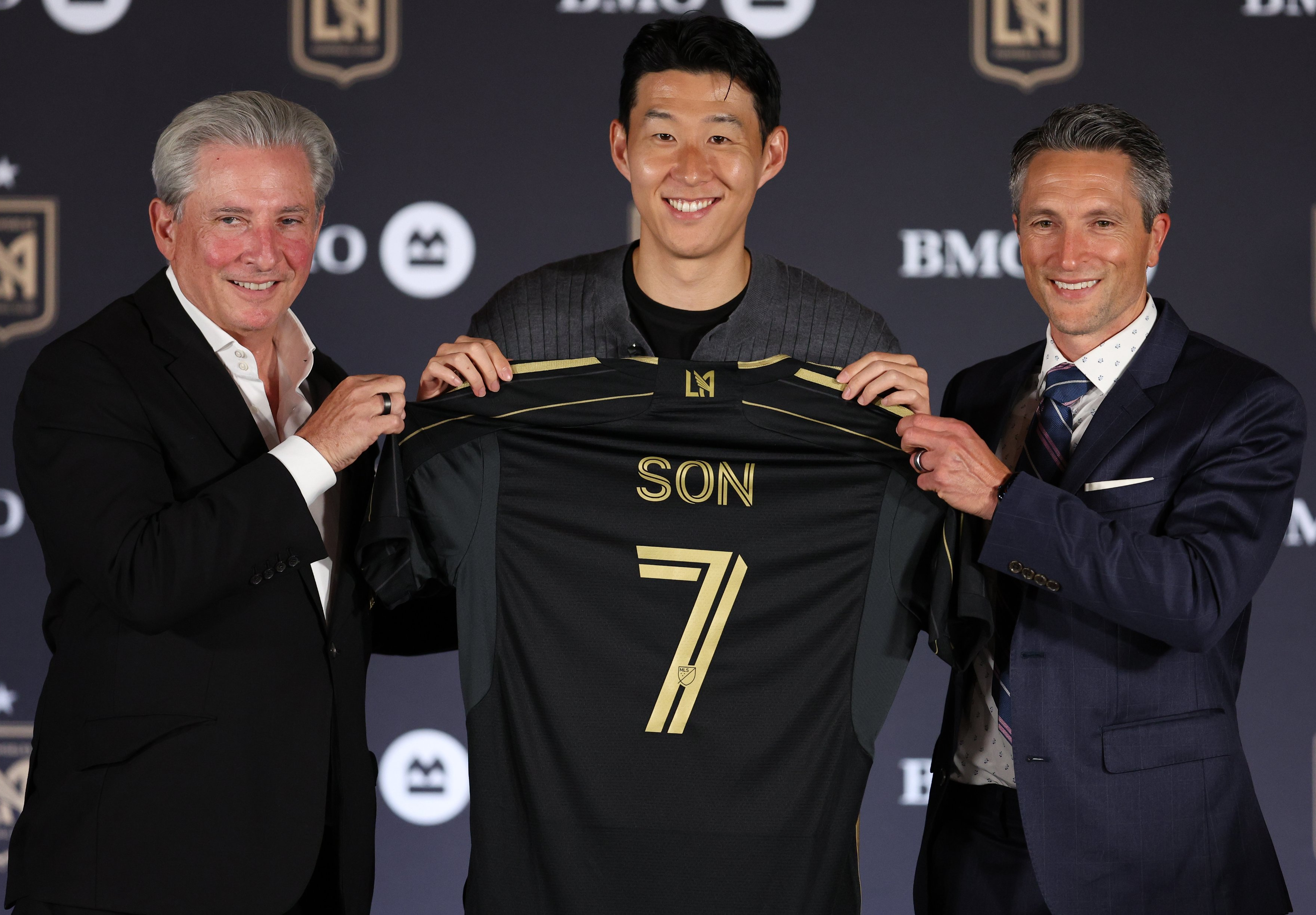Son-Heung min joins LAFC from Tottenham Hotspur.