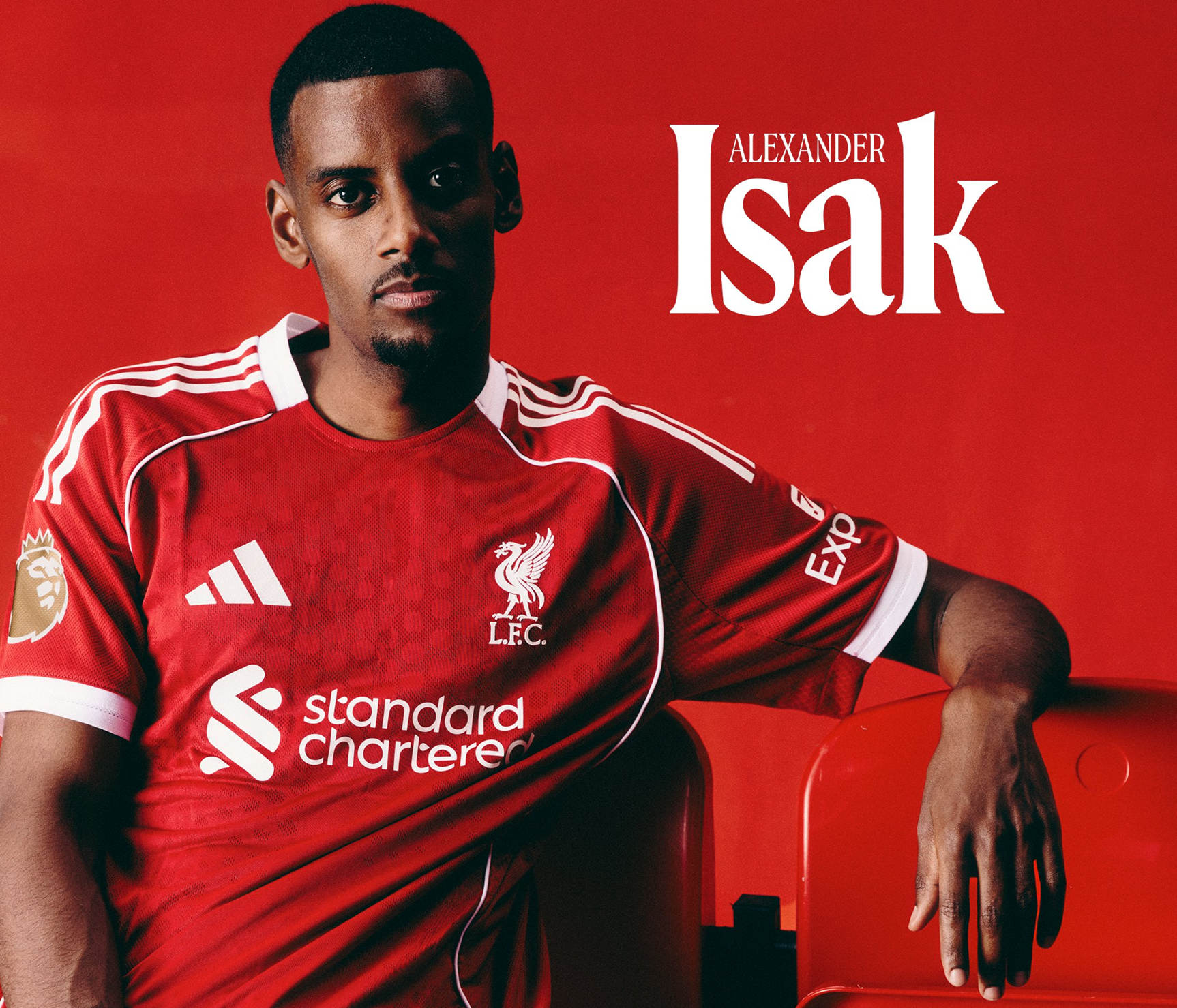 Alexander Isak joins Liverpool.