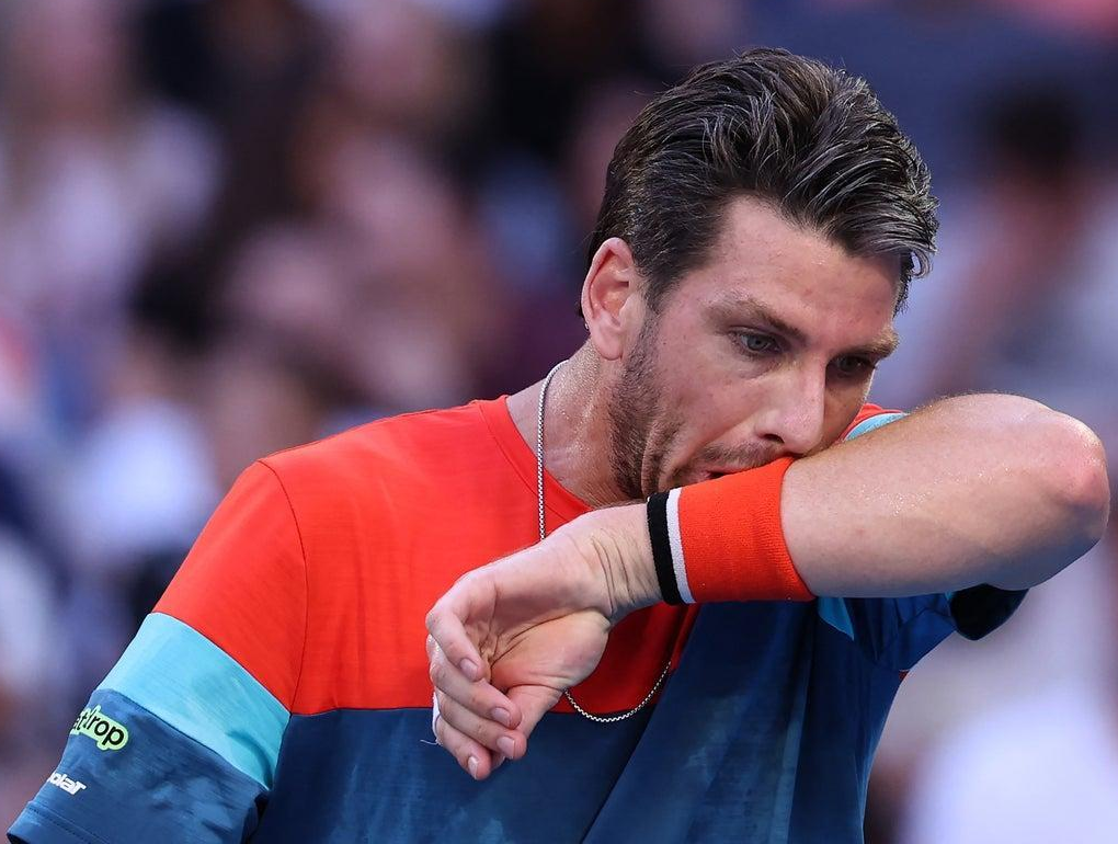 Cameron Norrie cuts a dejected figure during his 2026 Australian Open exit.
