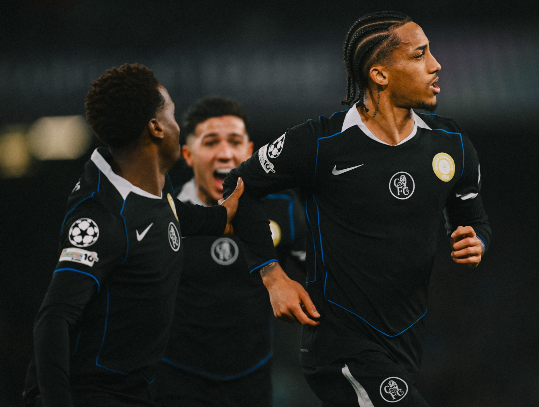 Chelsea win 3-2 at Napoli in the Champions League league phase on January 28, 2026.