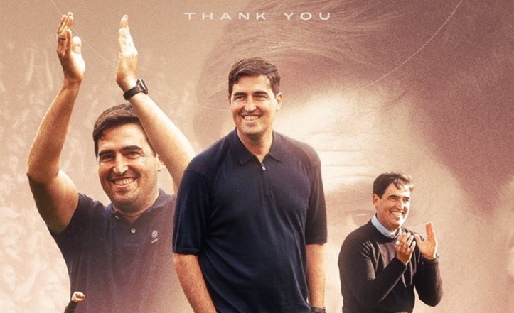 Andoni Iraola will leave Bournemouth at the end of the 2025-26 season.