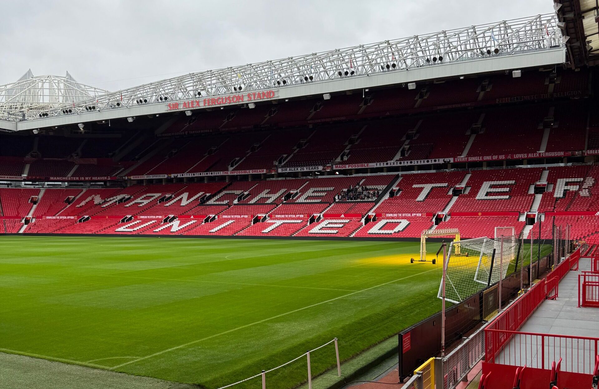 Picture of Old Trafford - Manchester United's home ground - from Pexels.