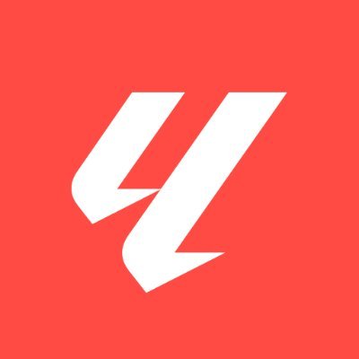 LaLiga logo featuring a stylised white double 'L' symbol on a coral red background.